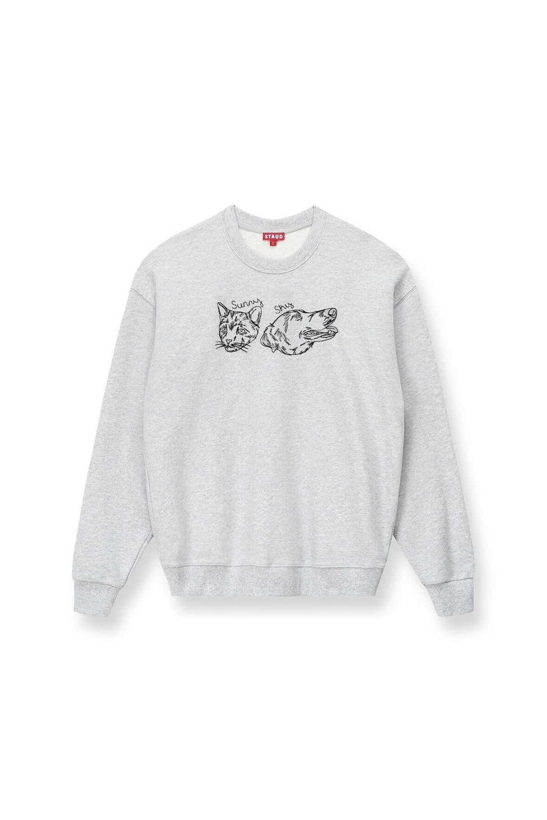 Custom STAUD x C.Bonz Oversized Sweatshirt | Grey — 1