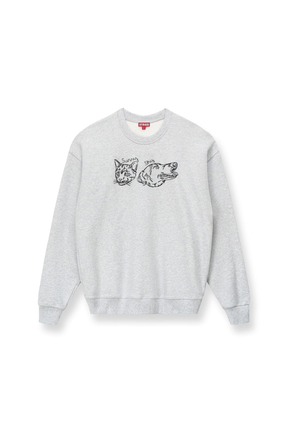 Custom STAUD x C.Bonz Oversized Sweatshirt | Grey — 2