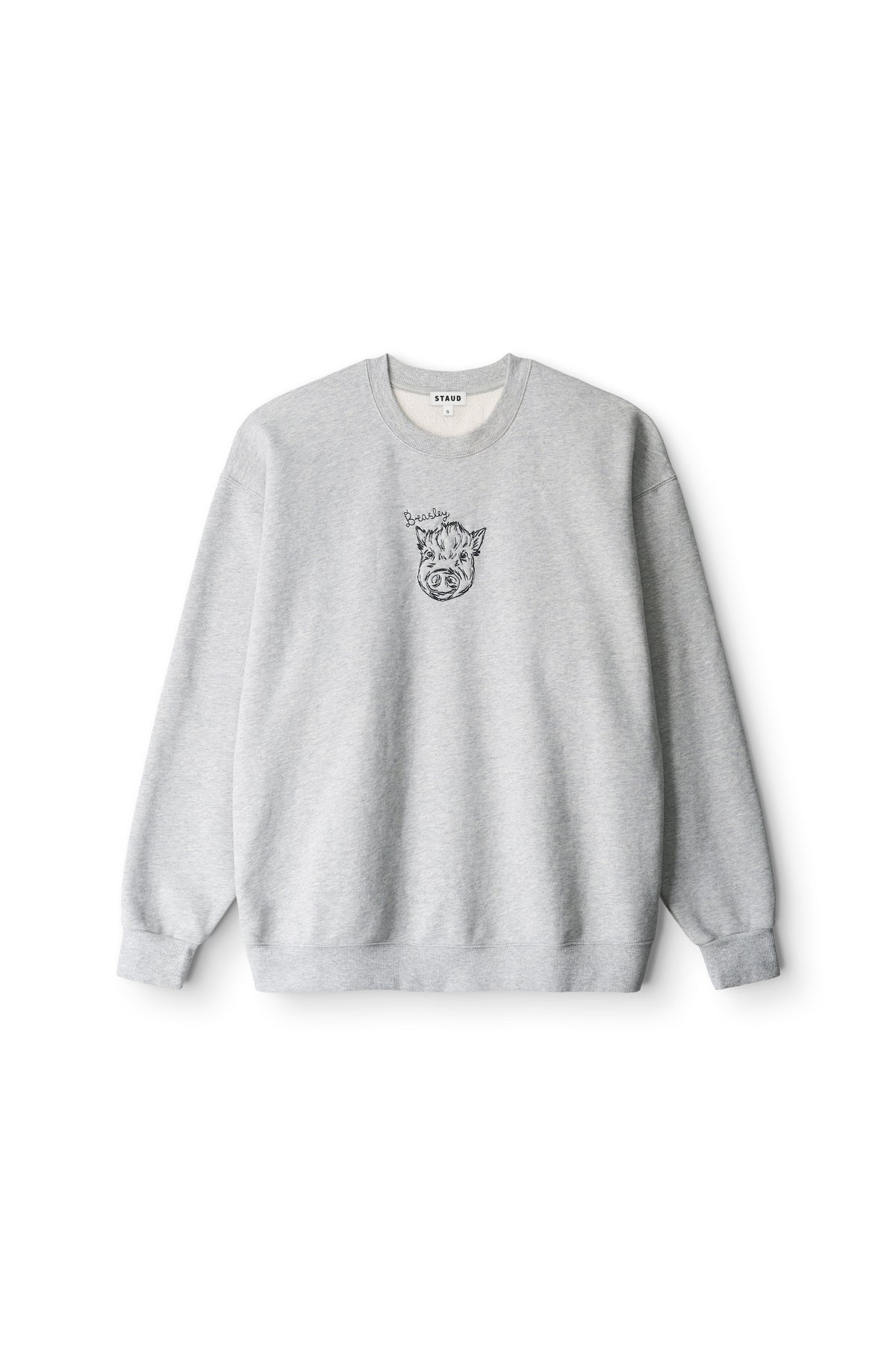 Custom STAUD x C.Bonz Oversized Sweatshirt | Grey — 4