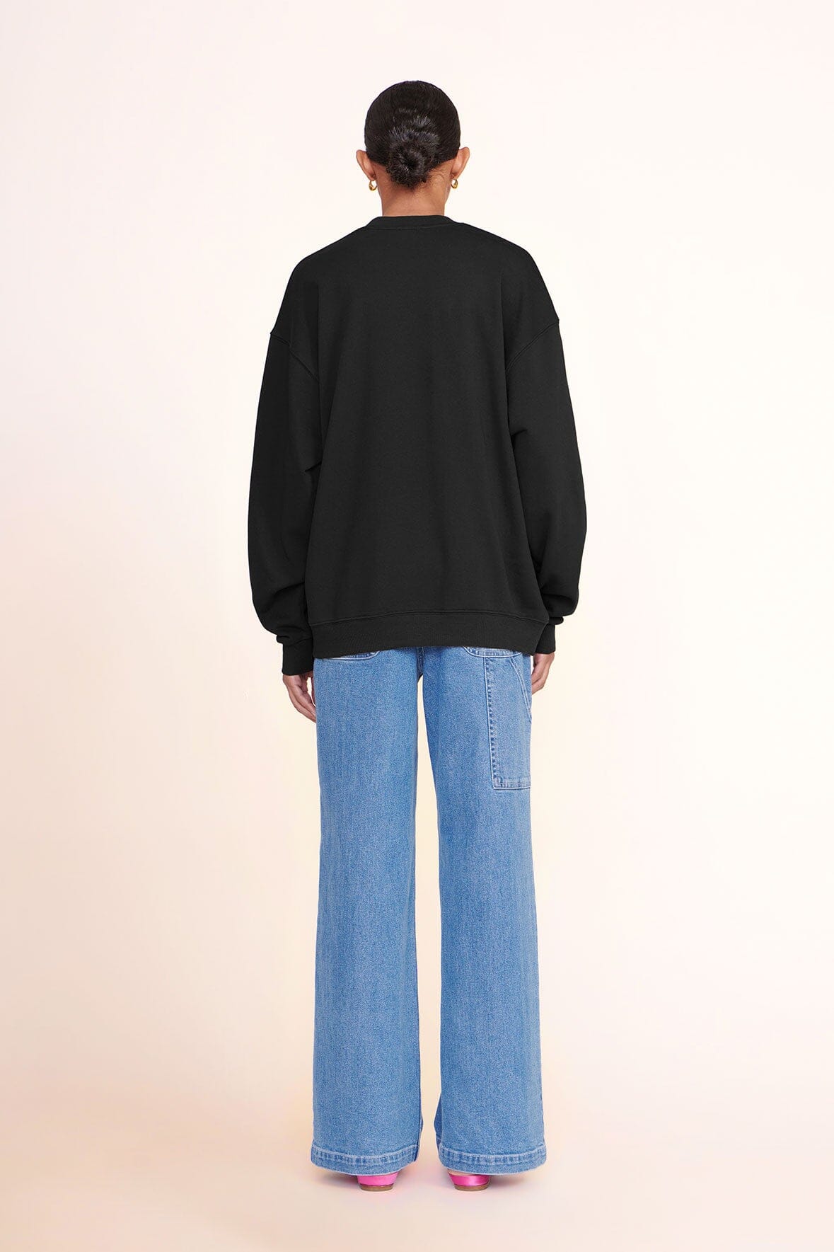 Custom STAUD x C.Bonz Oversized Sweatshirt | Black — 4