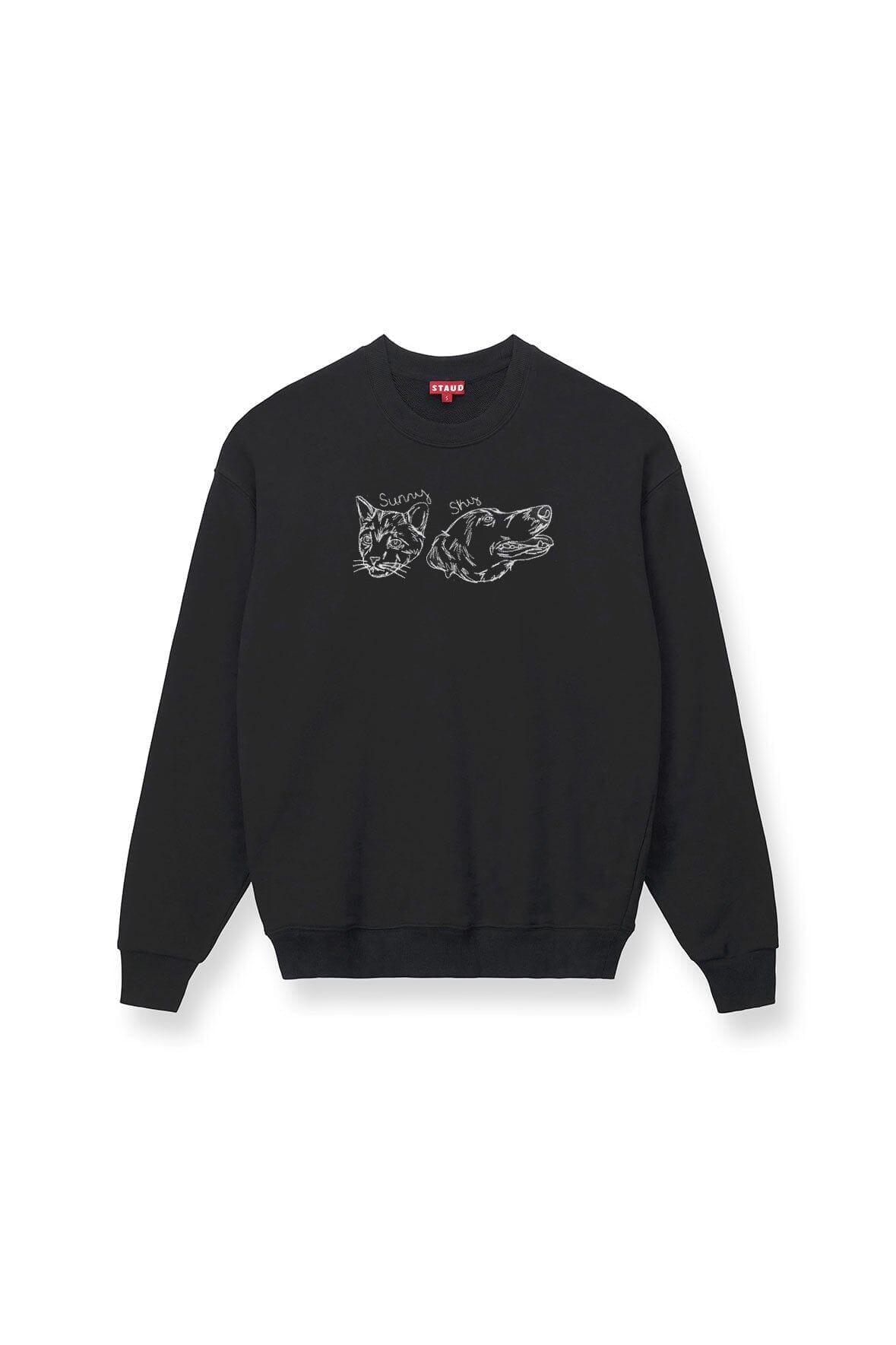 Custom STAUD x C.Bonz Oversized Sweatshirt | Black — 2