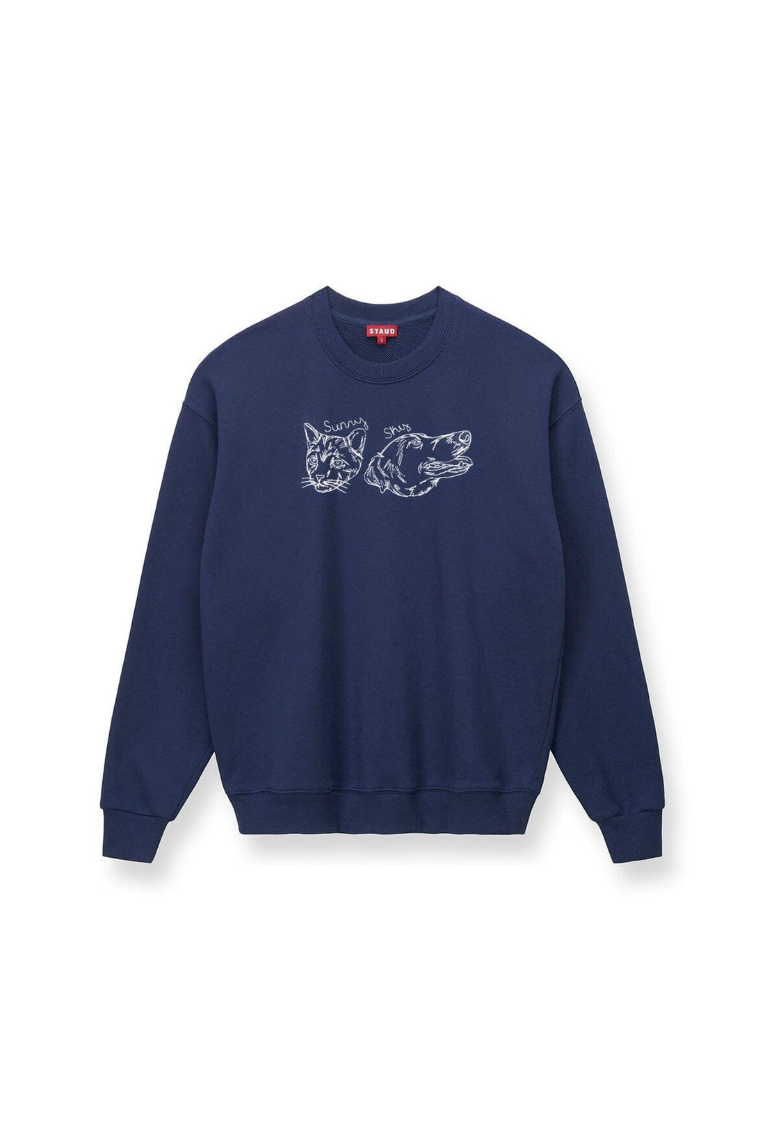Custom STAUD x C.Bonz Oversized Sweatshirt | Navy — 1