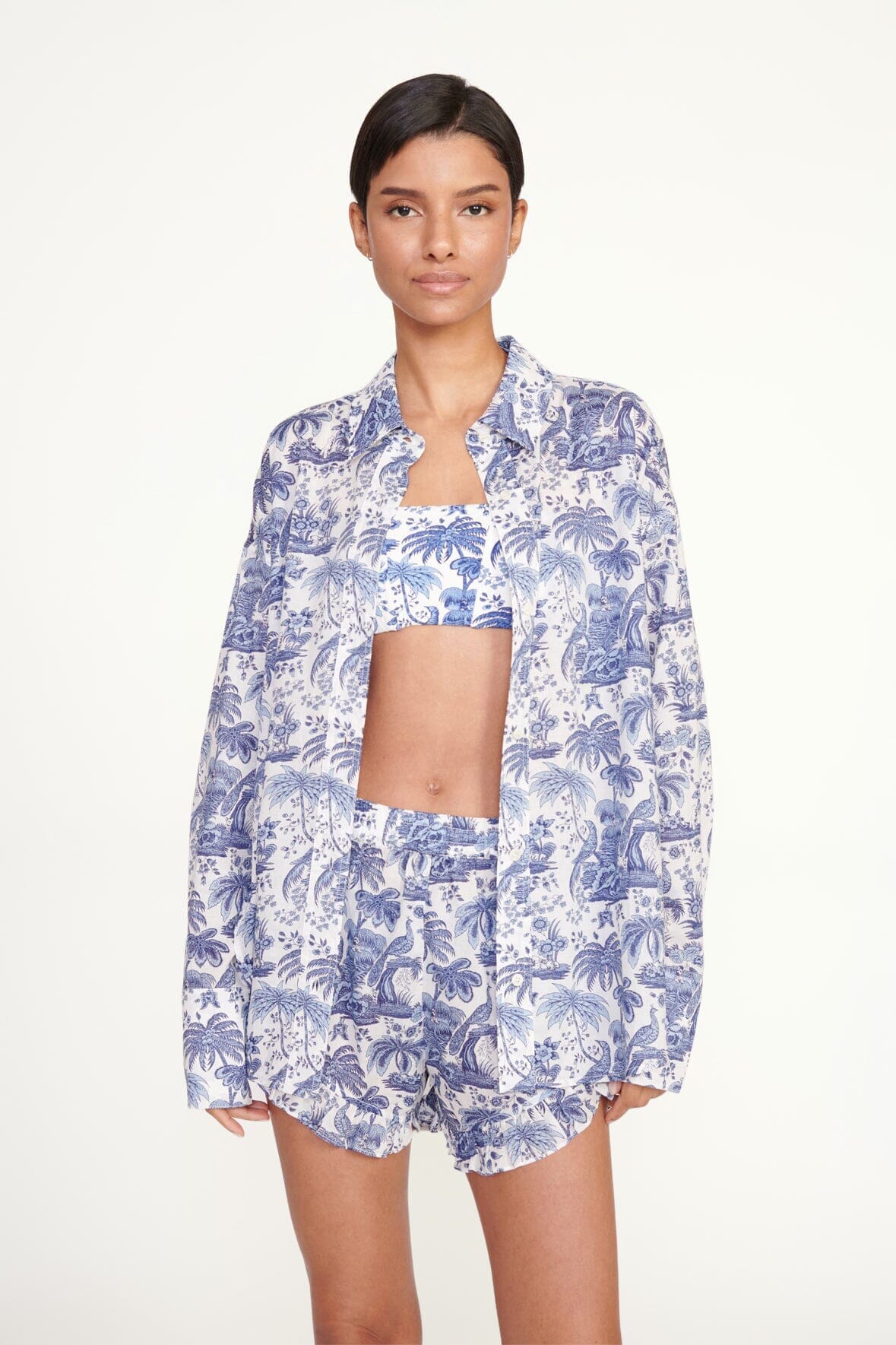 Boyana Short | Blue Toile — 4