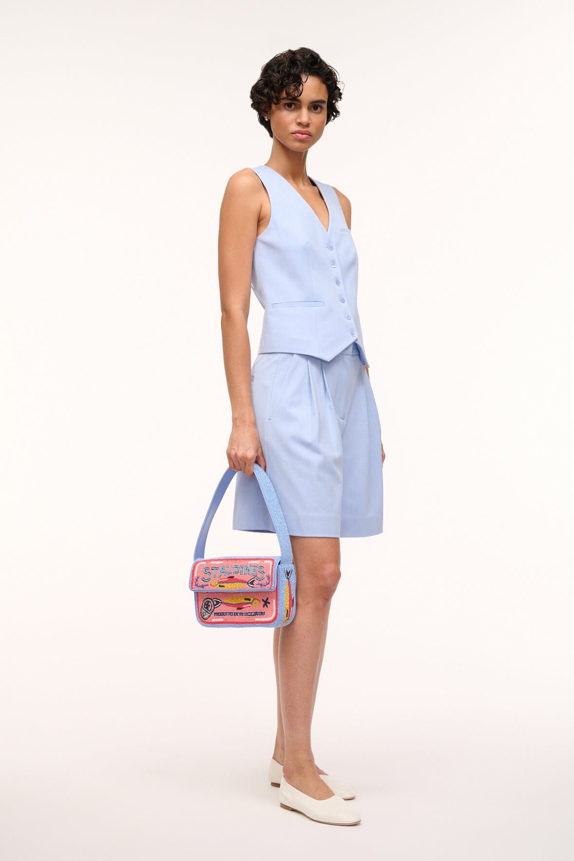 Tommy Beaded Bag | Staudines Pink — 3