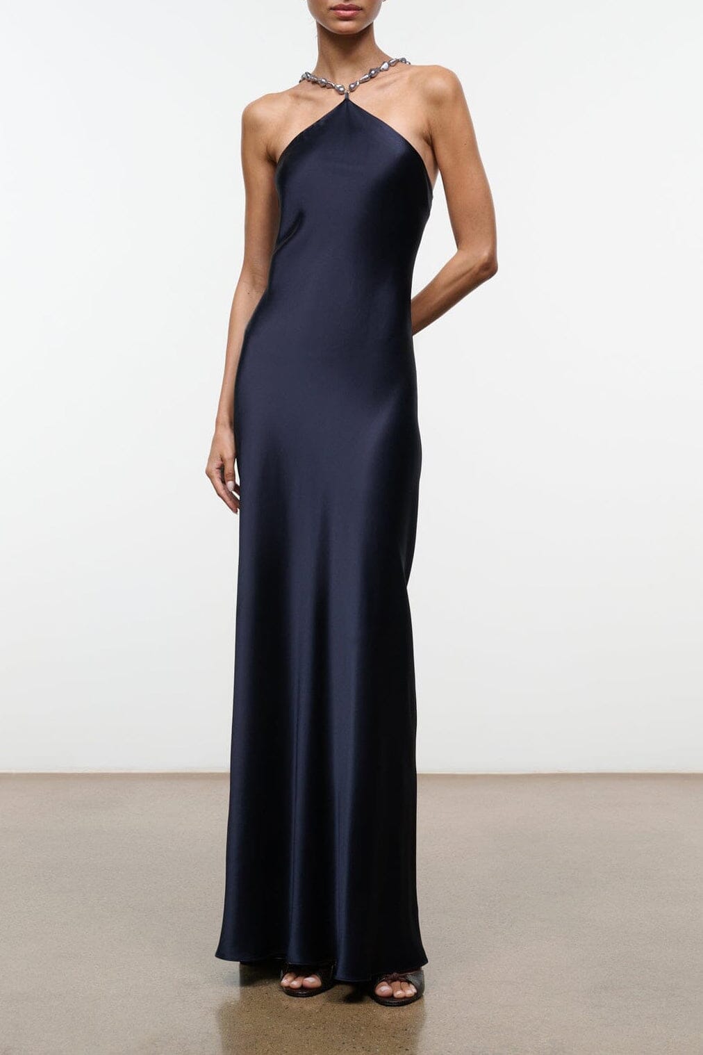 Cadence Dress | Navy — 1