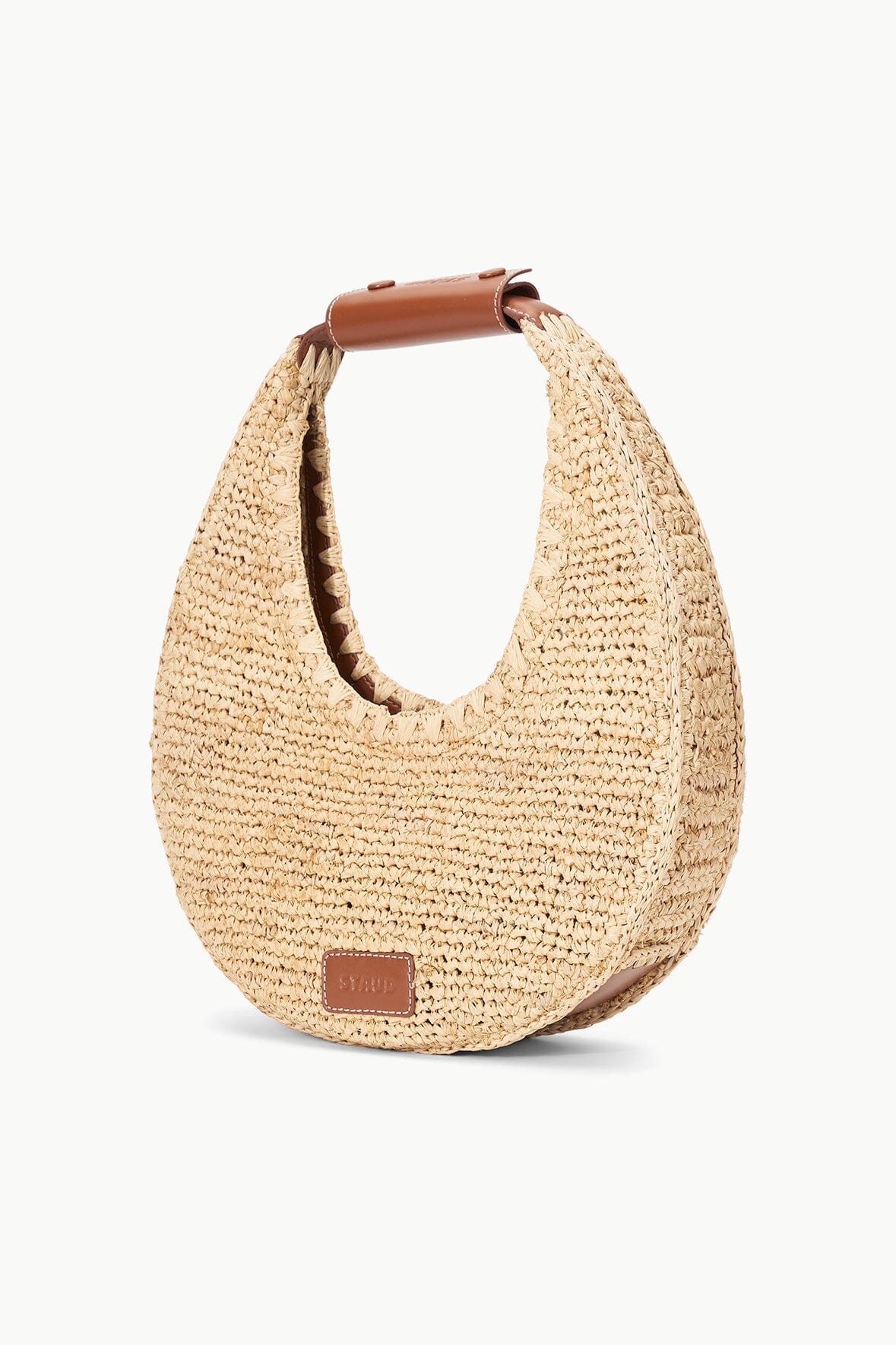 Moon Raffia Bag | Natural Raffia — 4