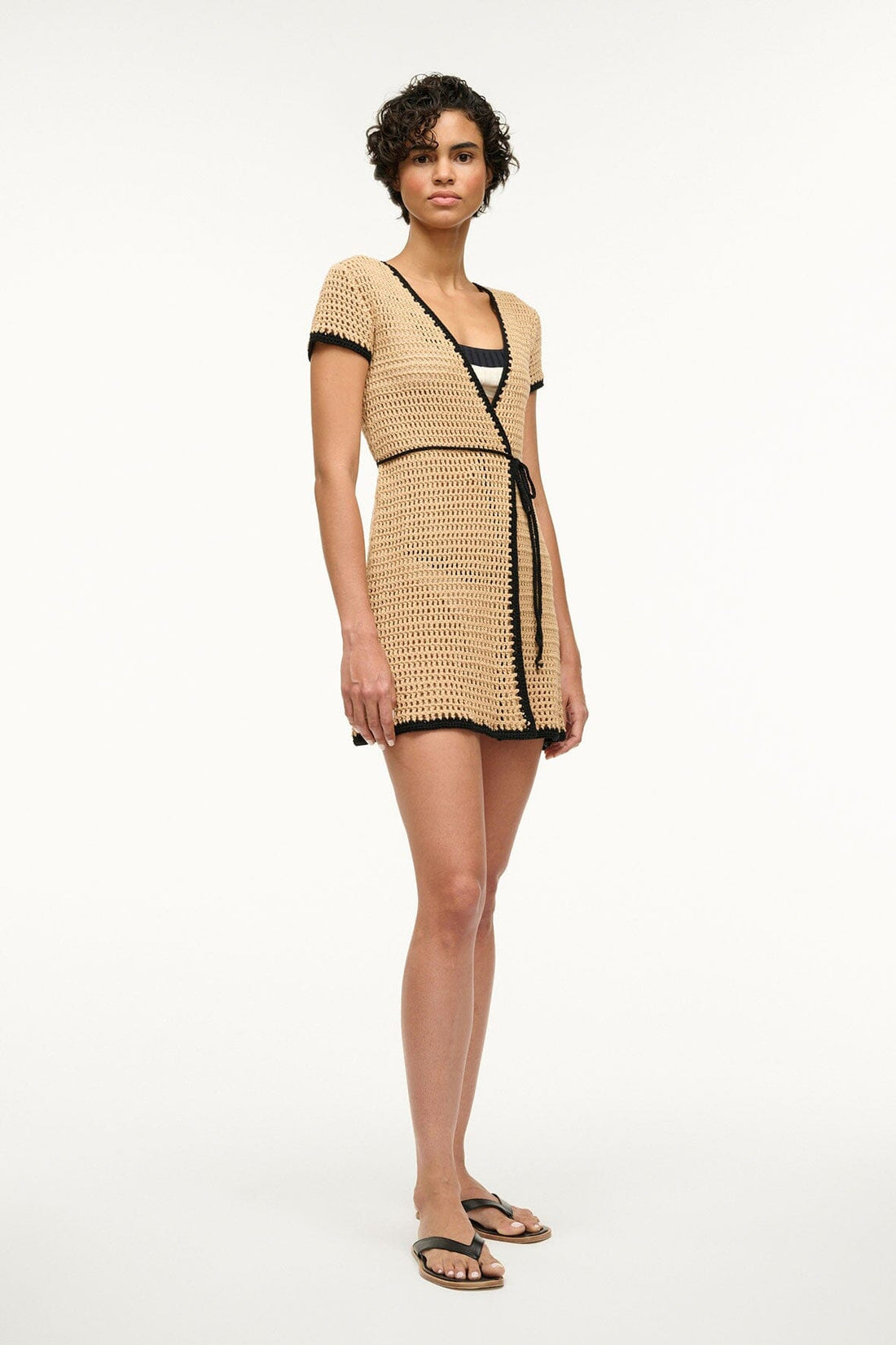 Spritz Coverup Dress | Natural Black — 1