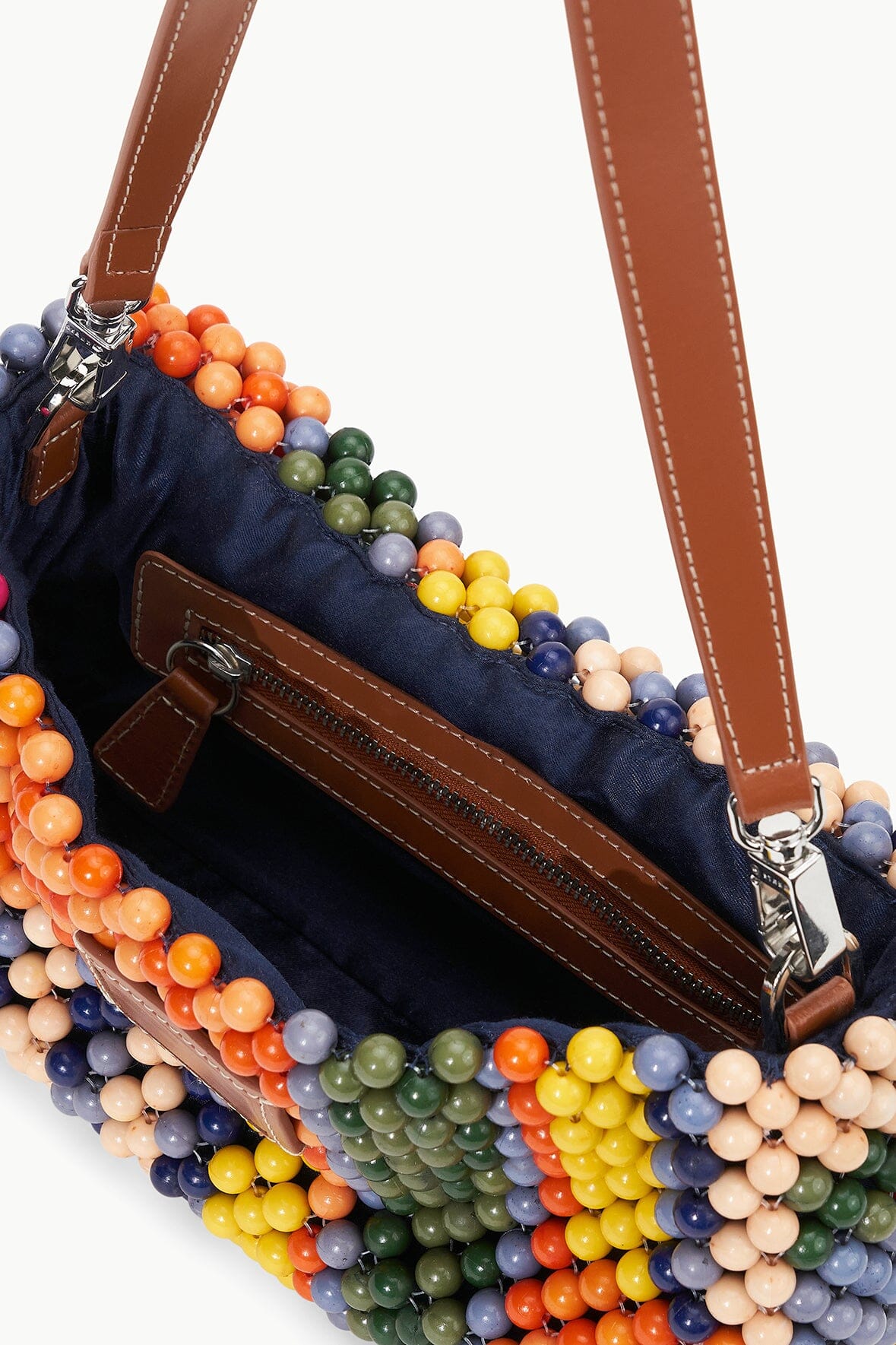 Timmy Shoulder Bag | Multi Bayadere Stripe — 6