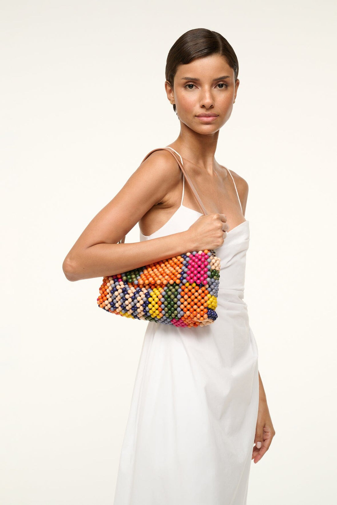 Timmy Shoulder Bag | Multi Bayadere Stripe — 1