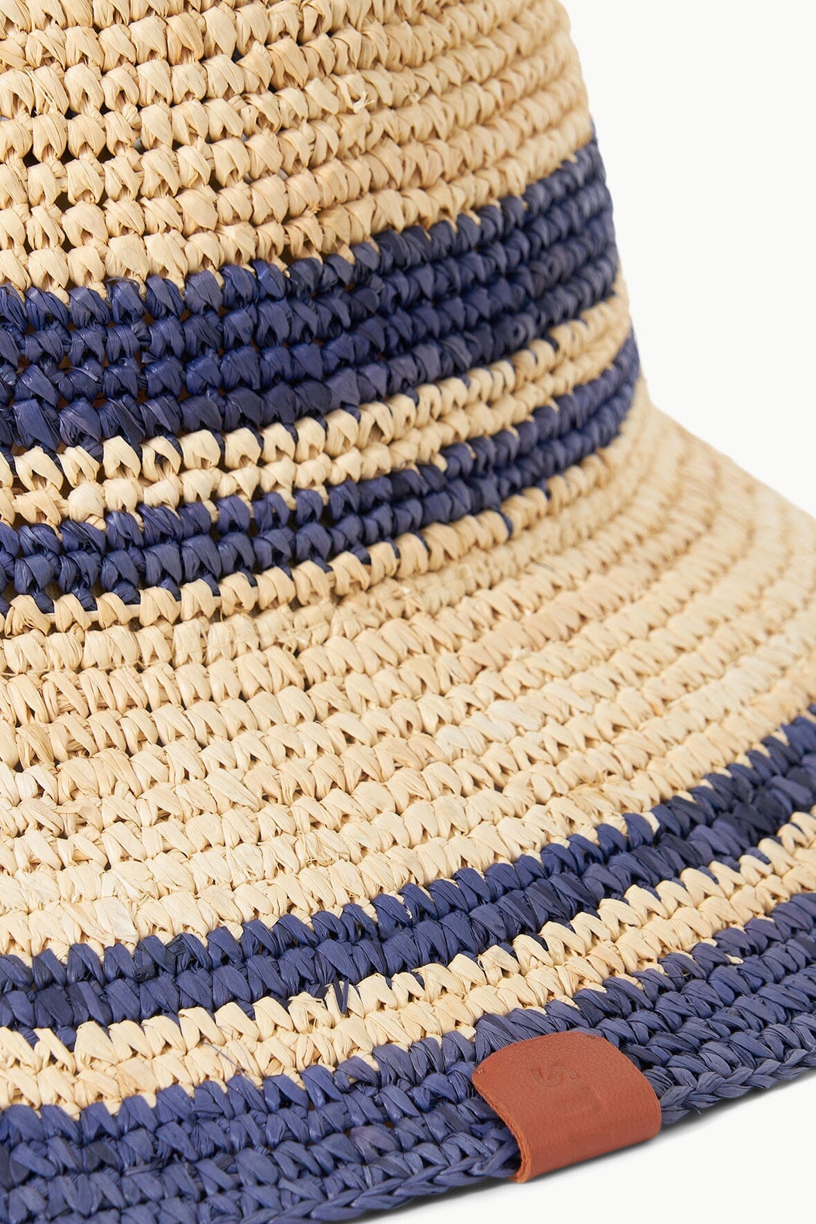 Rita Bucket Hat | Natural Navy — 5