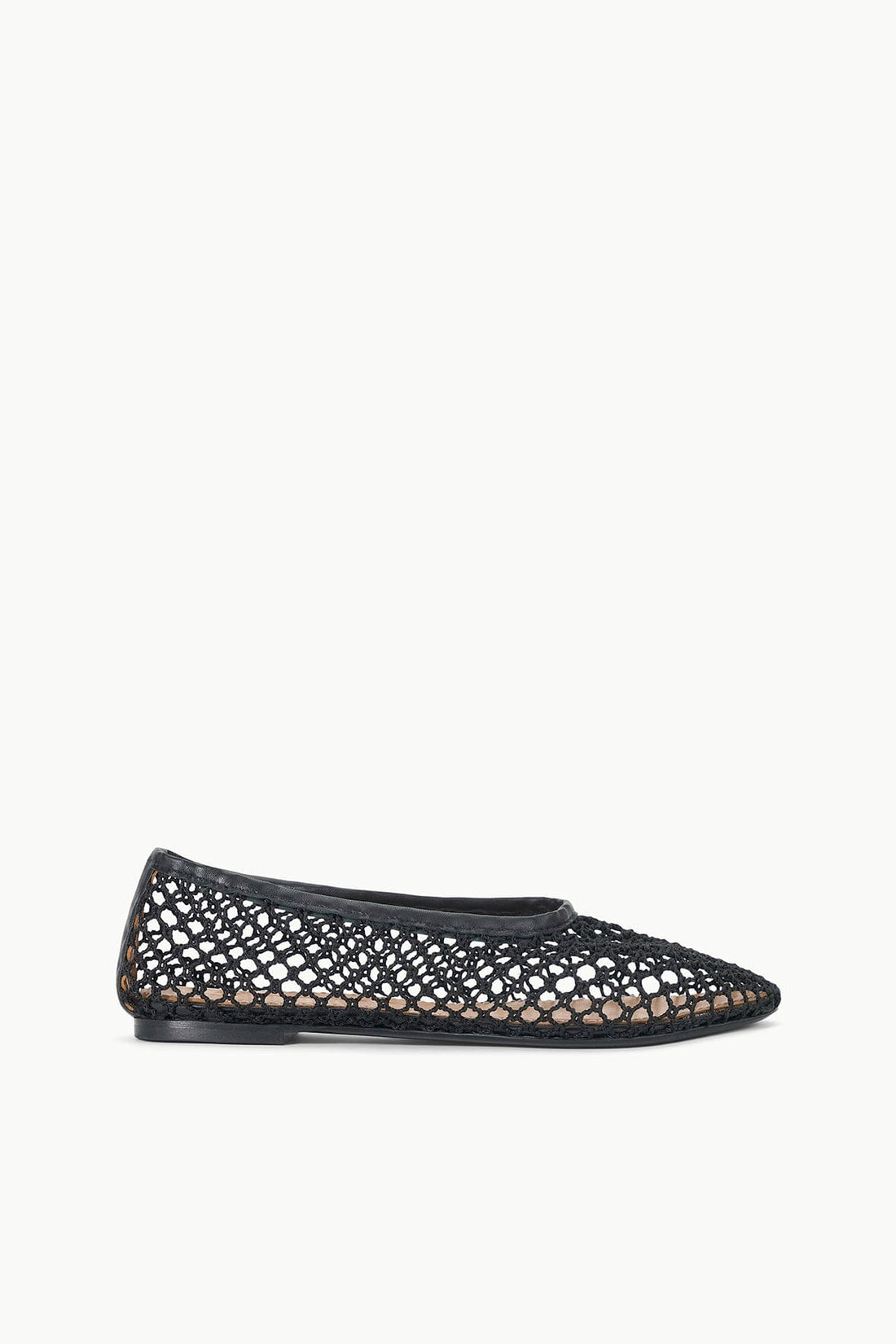 Alba Ballet Flat | Black Netting — 1