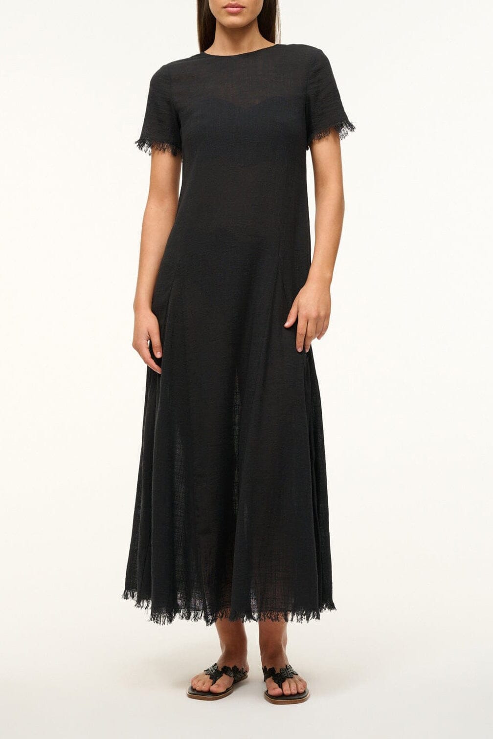 Le Havre Coverup Dress | Black — 1