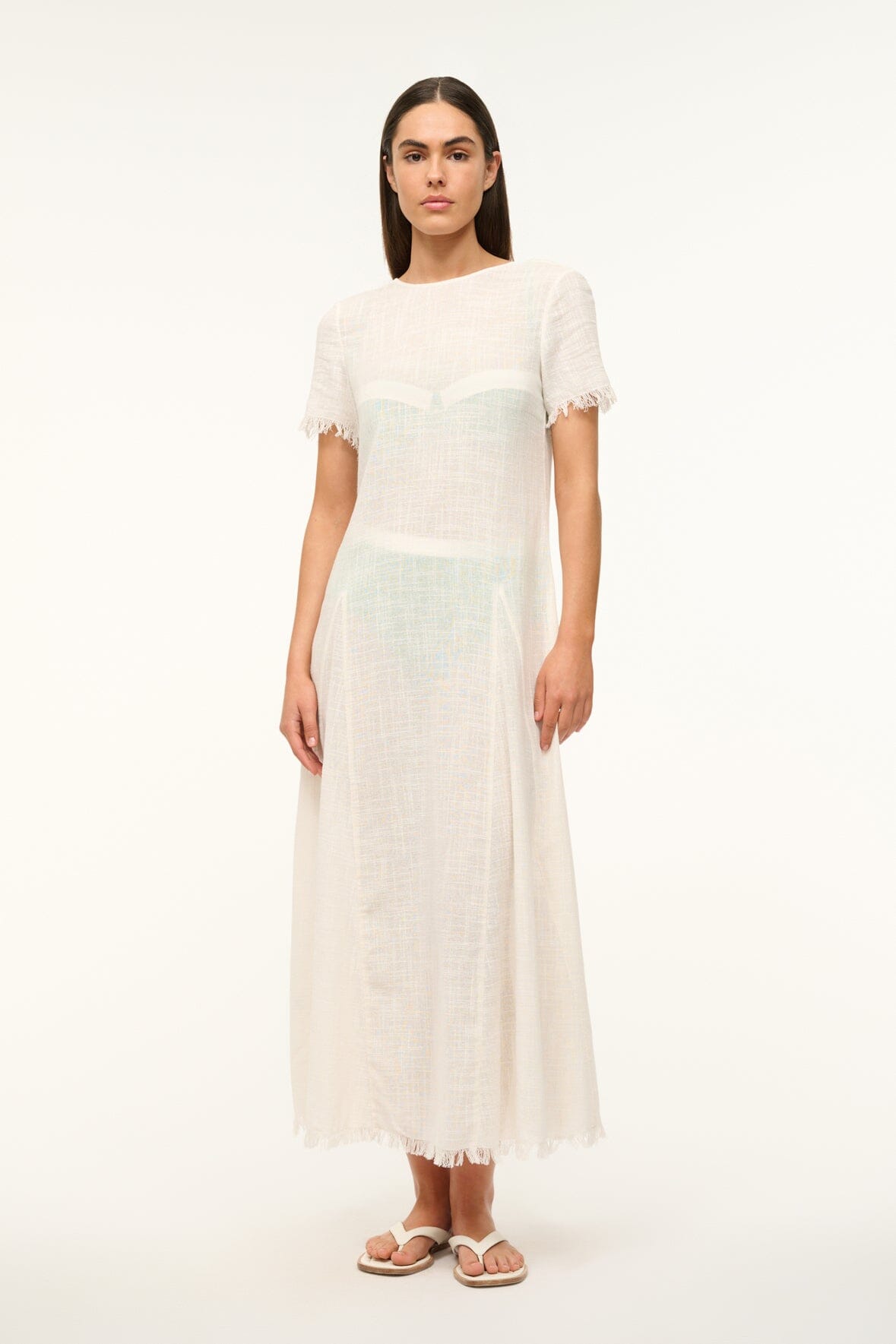 Le Havre Coverup Dress | Buttercream — 3