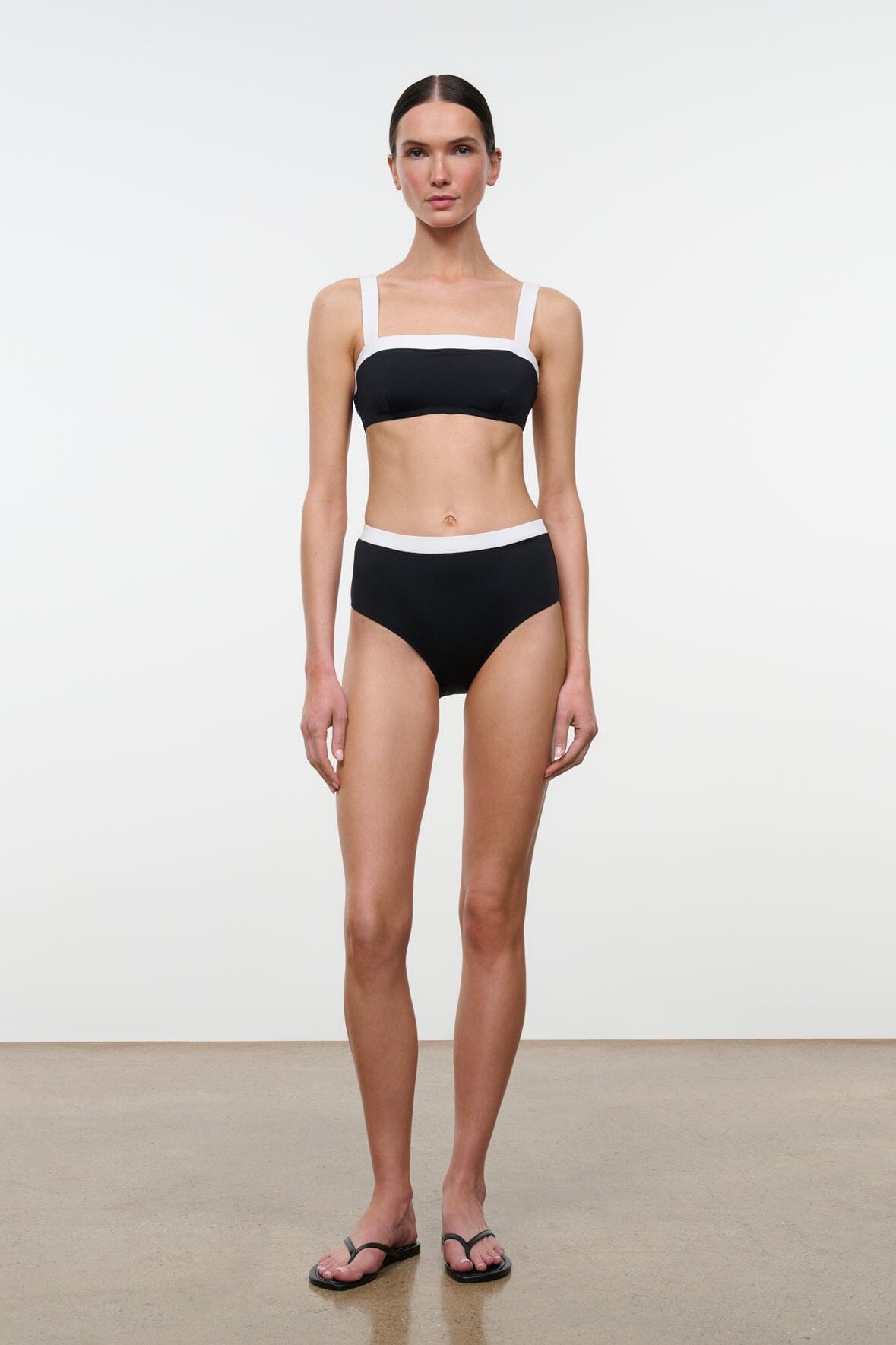 Liv Bikini Top | Black White — 4