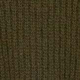 Cashmere Cropped Hampton Sweater | Olive — 5