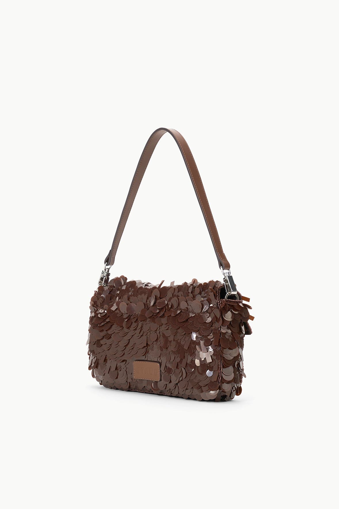 Timmy Shoulder Bag | Cacao Sequins — 4