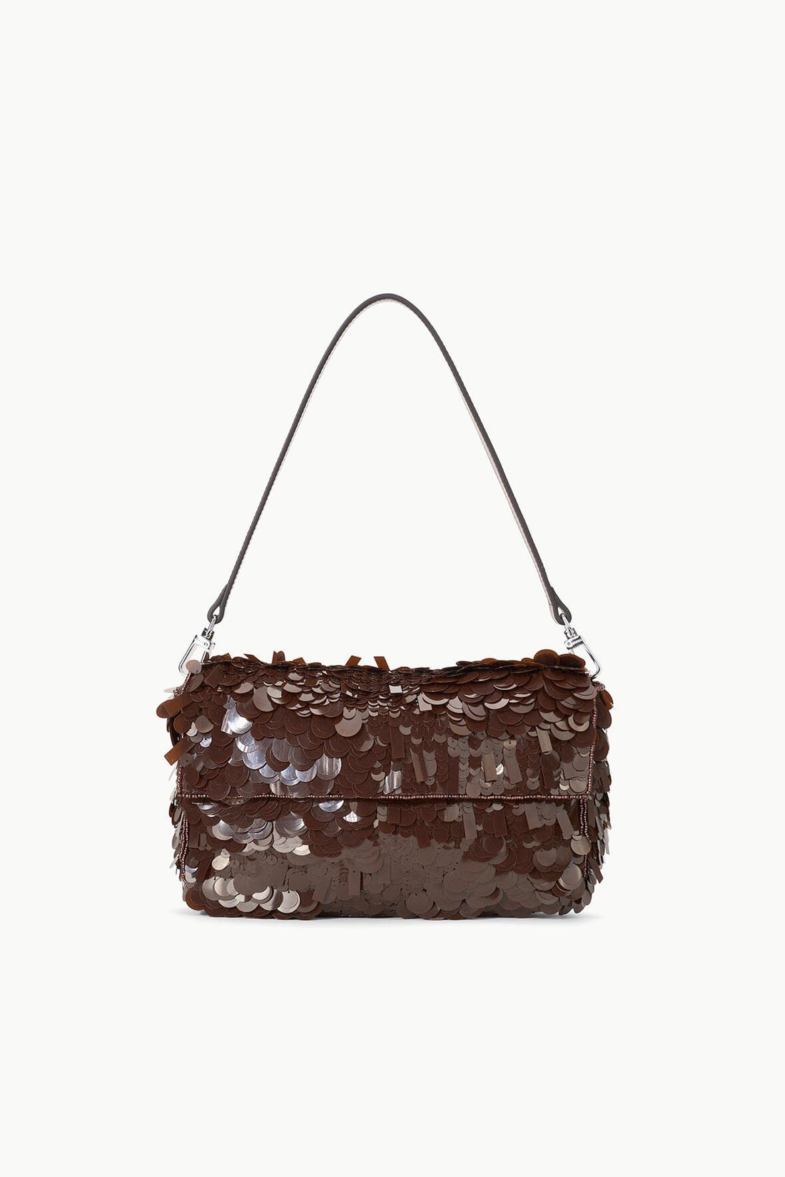 Timmy Shoulder Bag | Cacao Sequins — 1