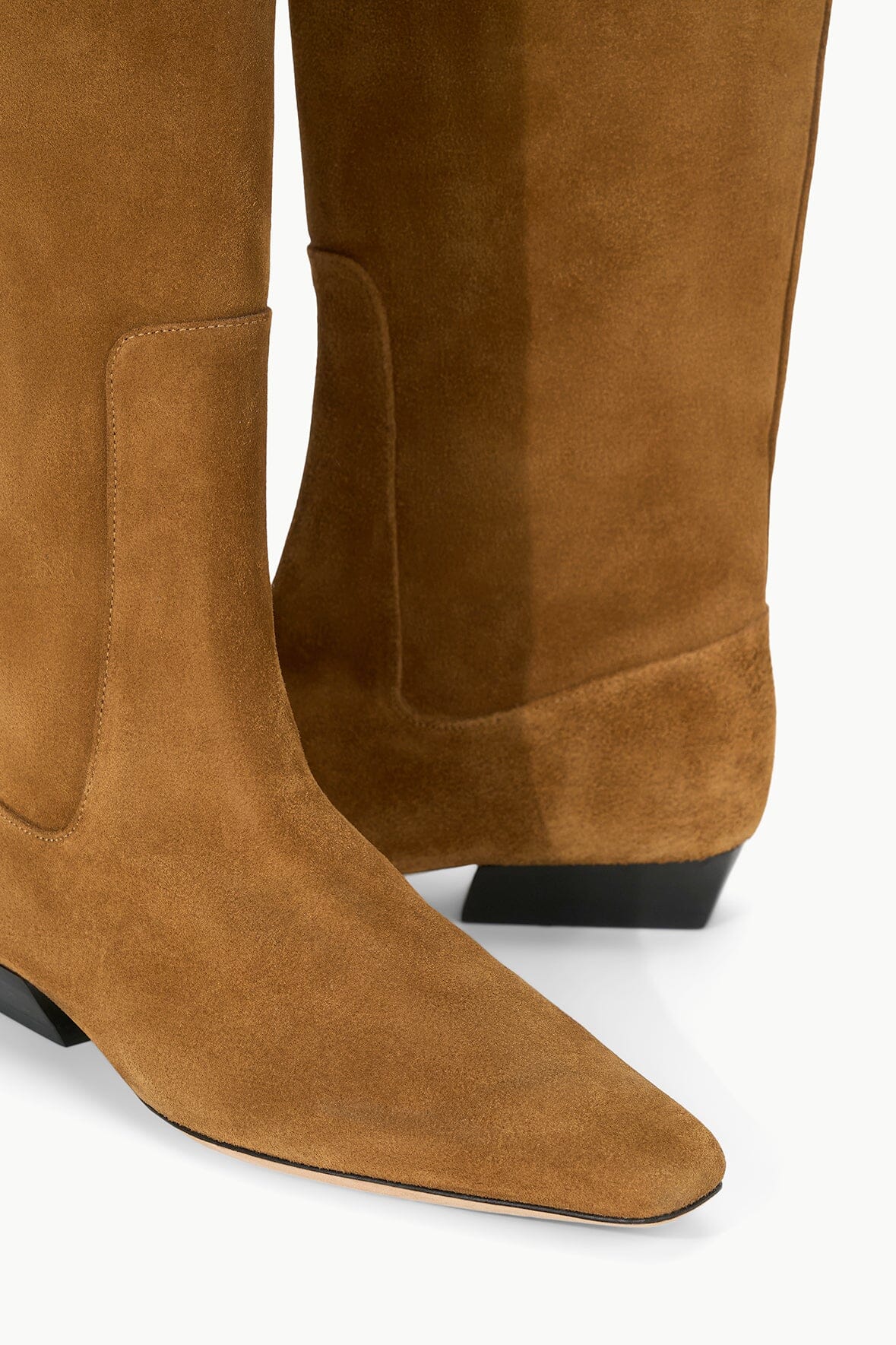 Wally Flat Boot | Tan Suede — 8