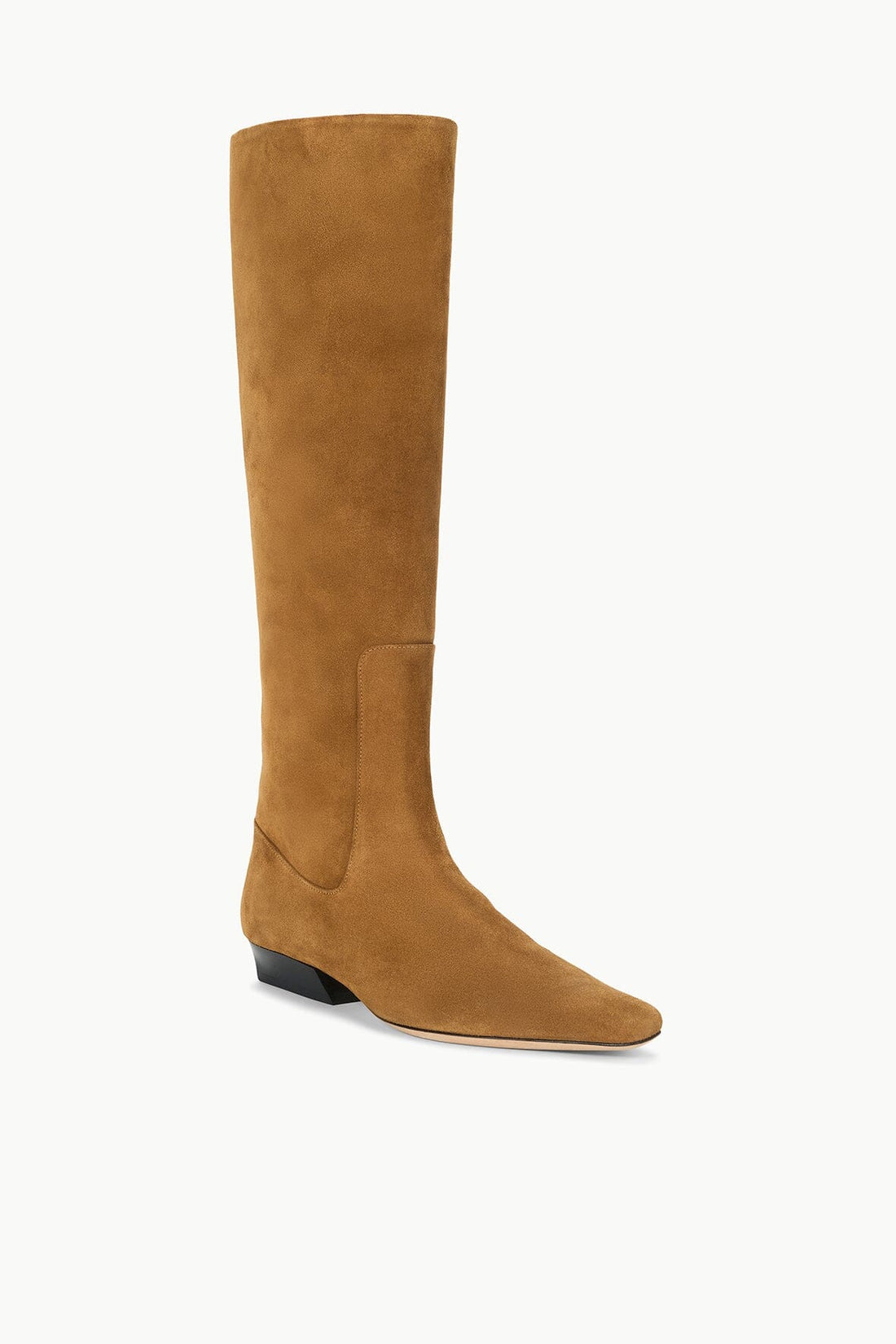 Wally Flat Boot | Tan Suede — 1