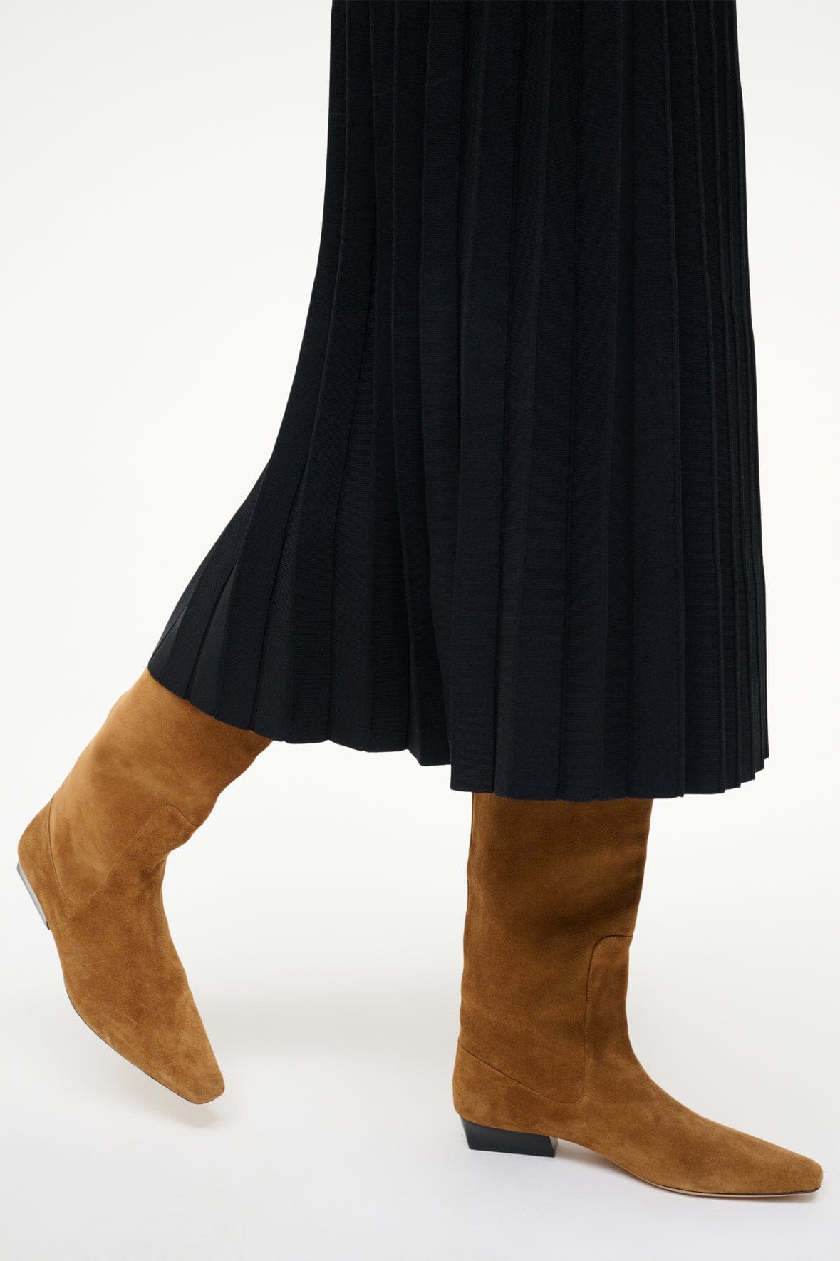 Wally Flat Boot | Tan Suede — 4