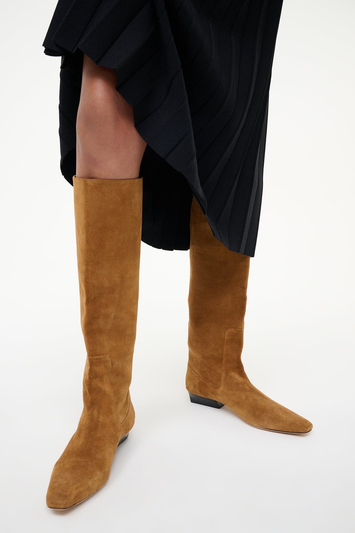 Wally Flat Boot | Tan Suede — 6
