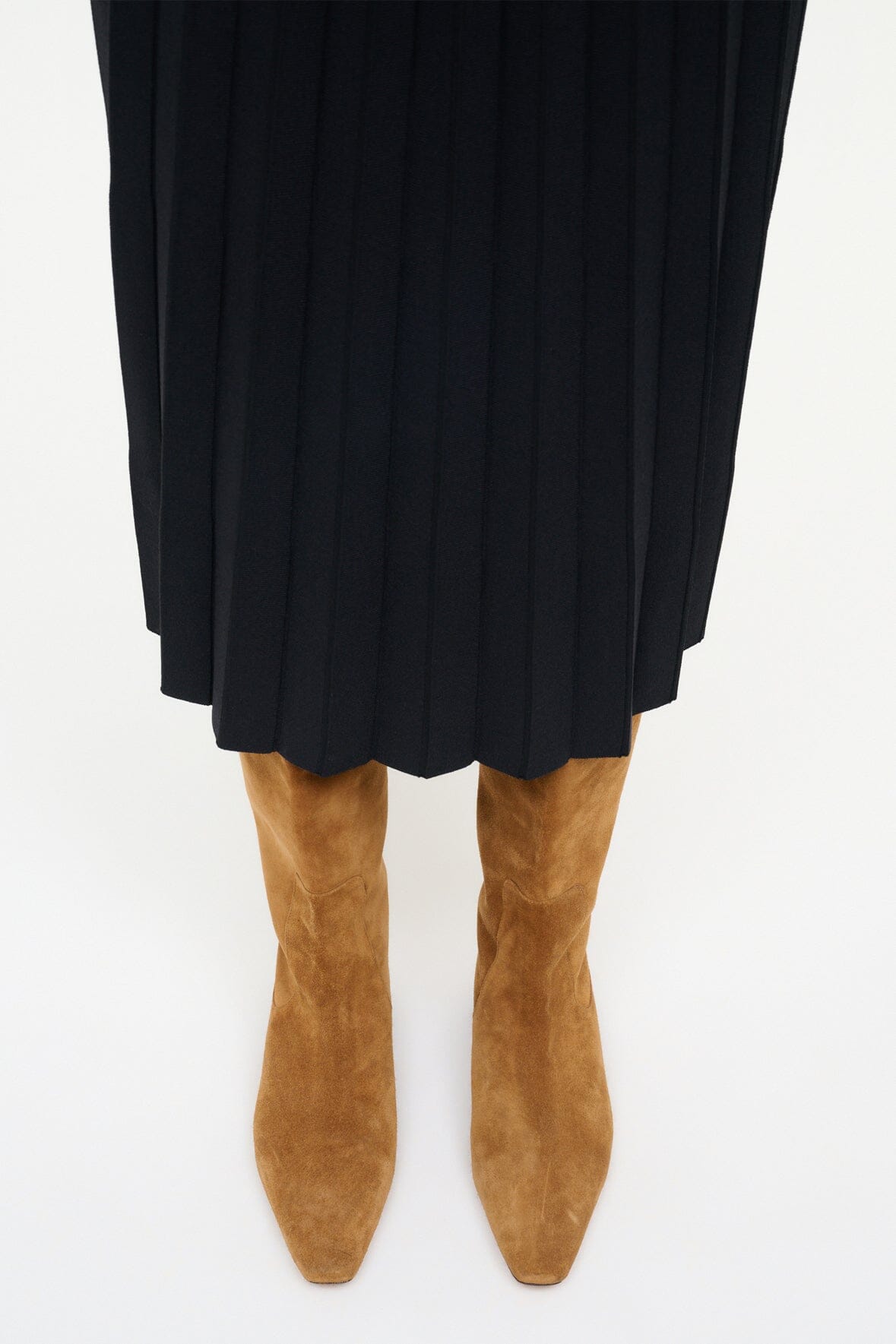 Wally Flat Boot | Tan Suede — 5