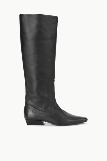 Wally Flat Boot | Black — 1