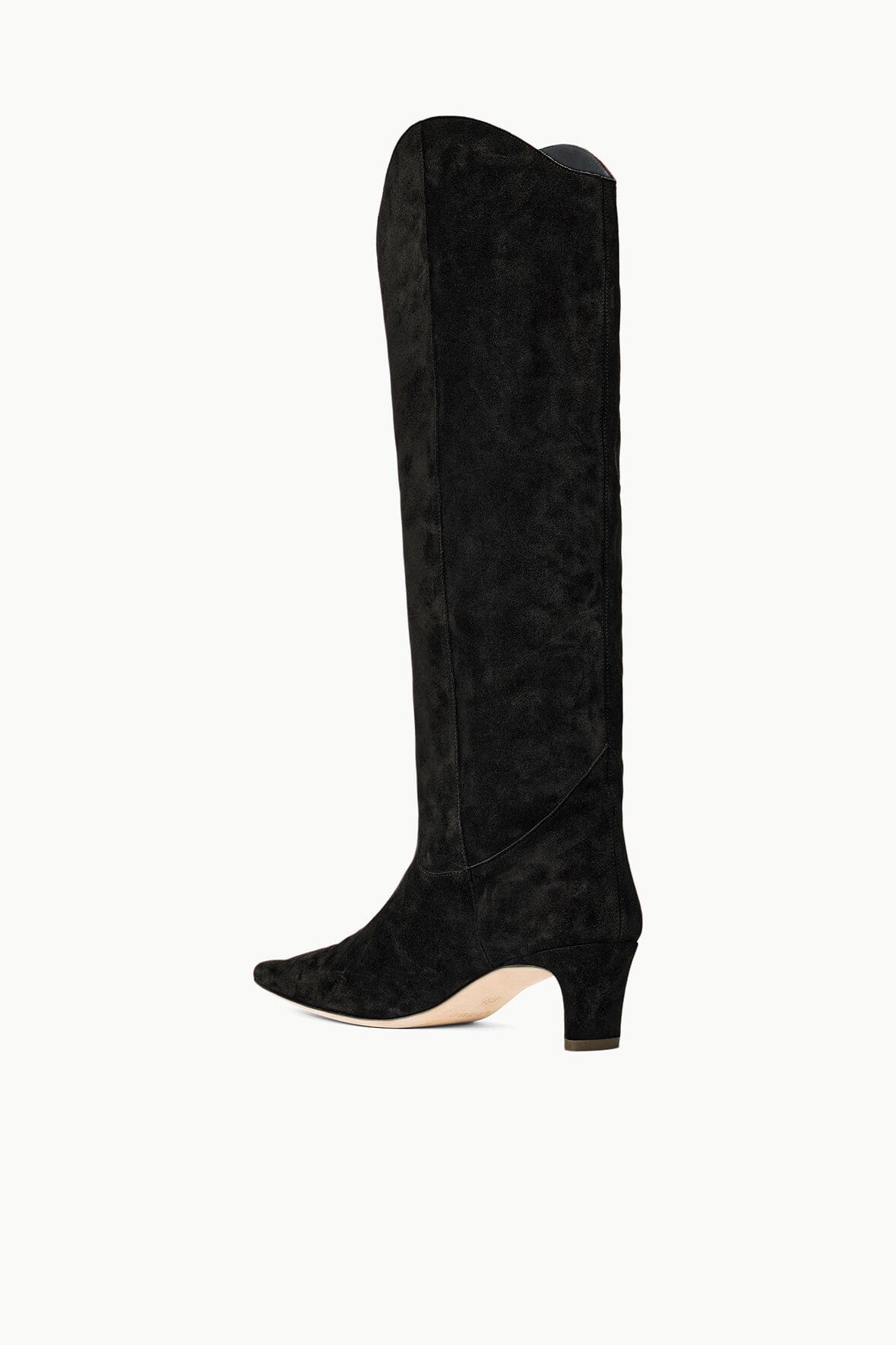 Western Wally Boot | Black Suede — 5