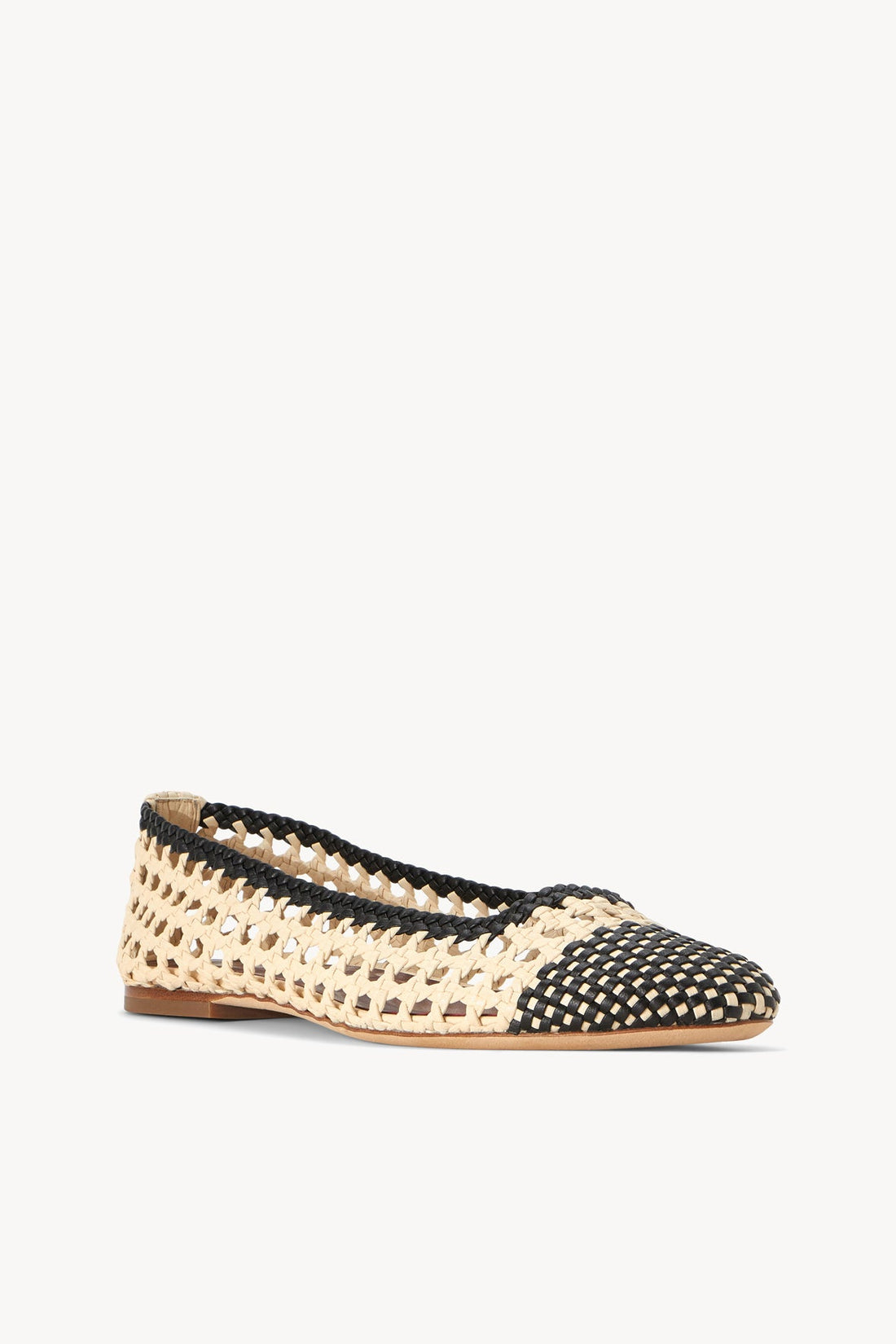 Nell Crochet Ballerina | Cream Black — 1