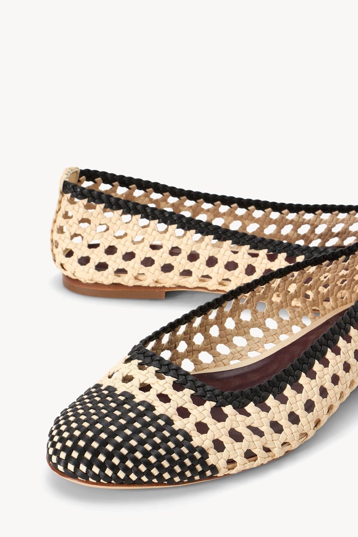 Nell Crochet Ballerina | Cream Black — 5
