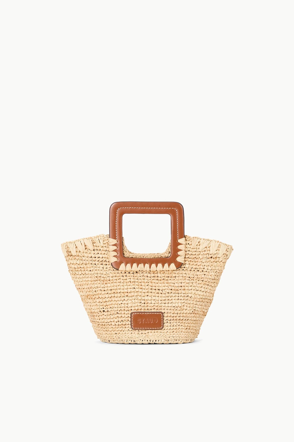 Shirley Raffia Mini Bucket | Natural Tan — 4