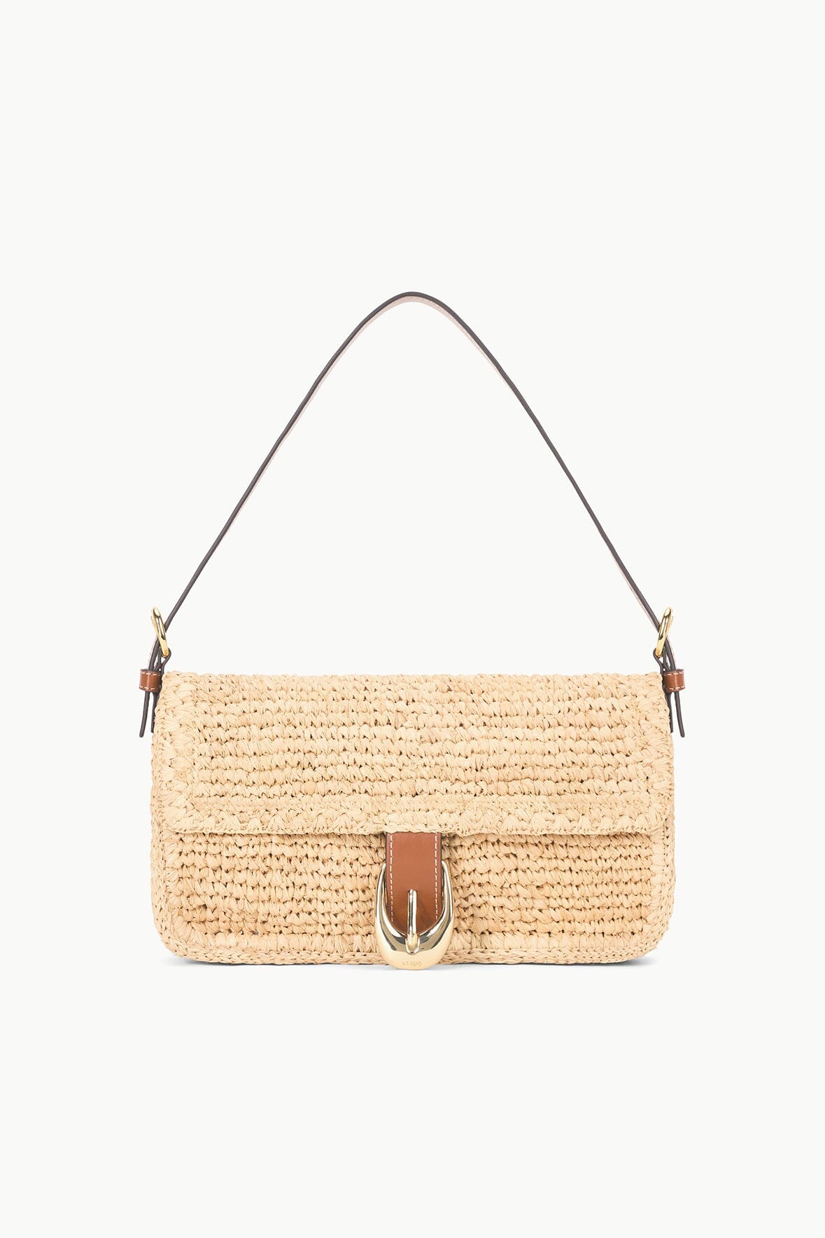 Harlow Raffia Bag | Natural Tan — 1