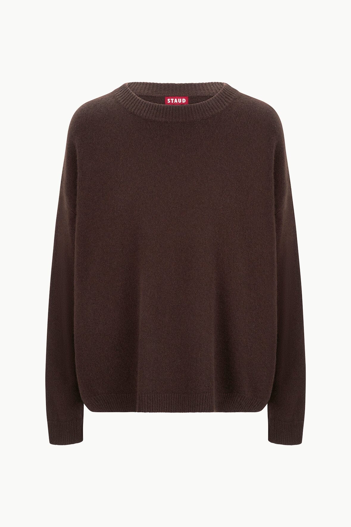 Serrano Cashmere Relaxed Crew | Dark Chocolate — 6