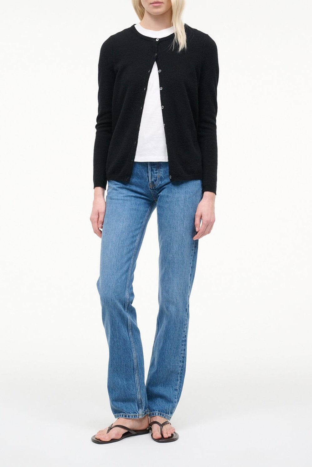 Midnight Cashmere Cardigan | Black — 2