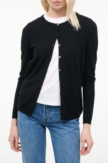 Midnight Cashmere Cardigan | Black — 1