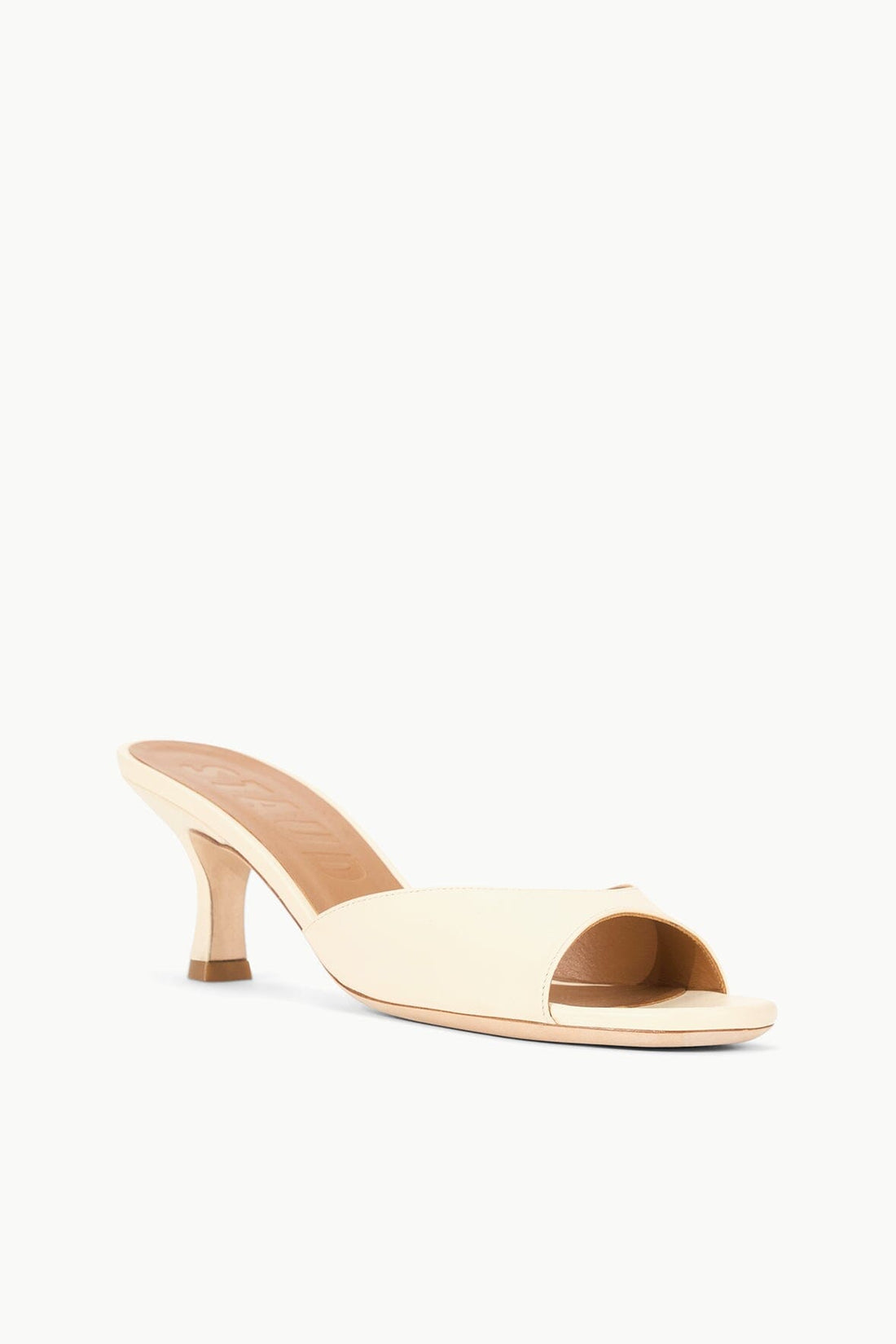 Brigitte Leather Mule | Cream — 1