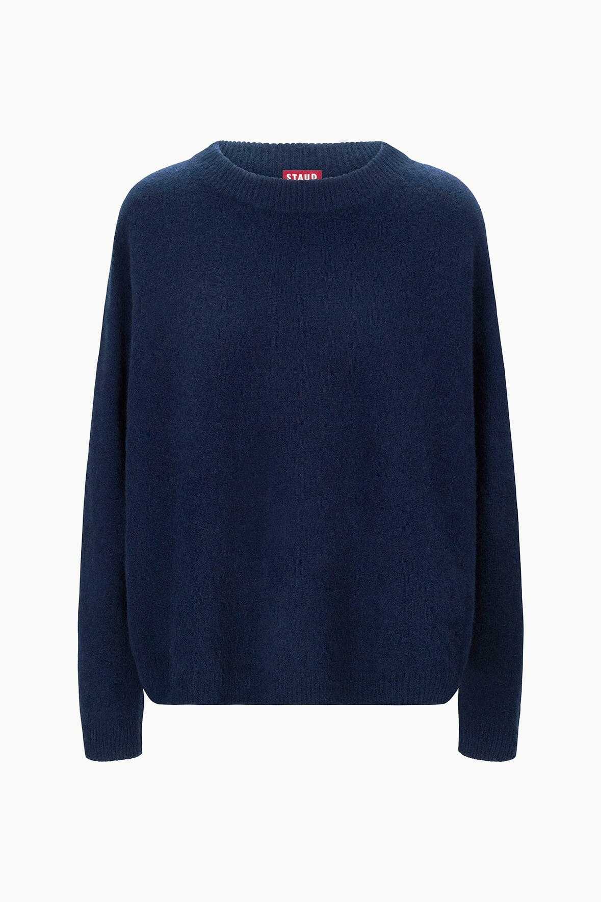 Serrano Cashmere Relaxed Crew | Navy — 4