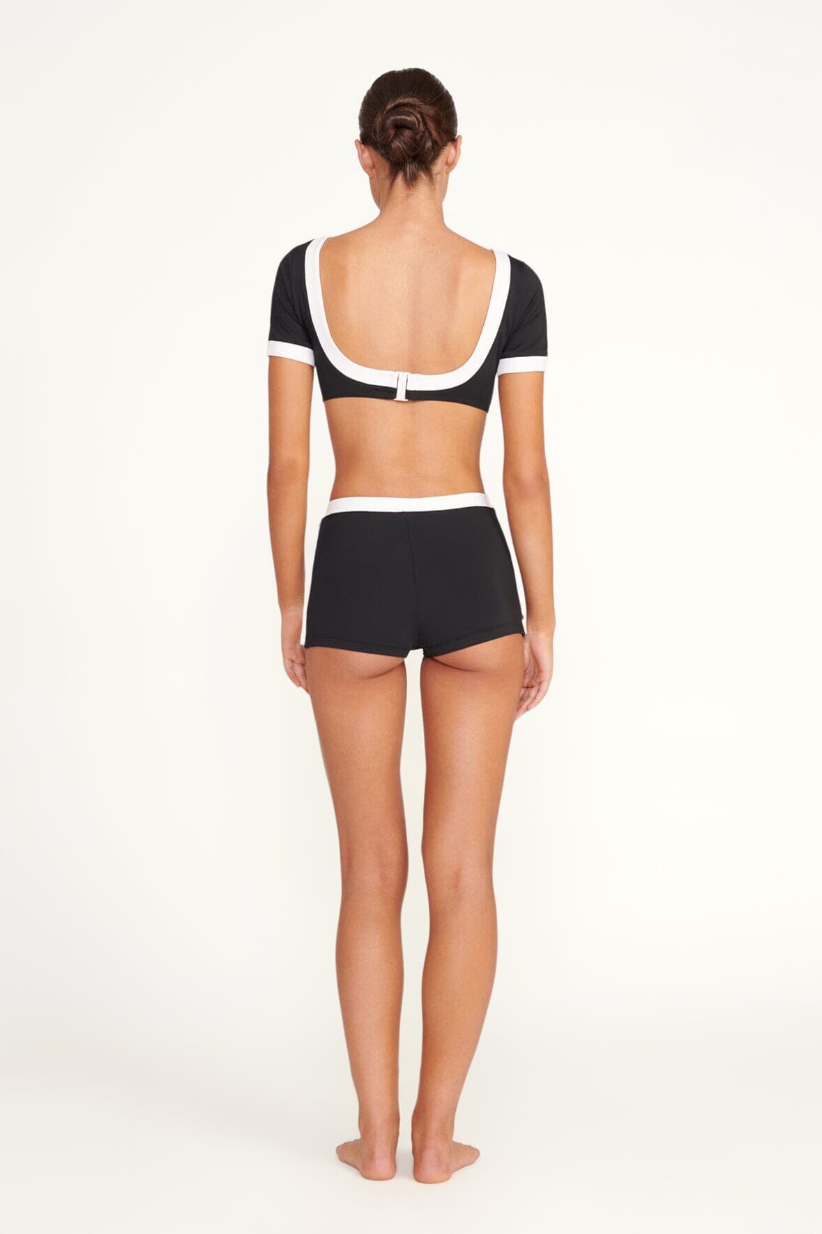 Nell Swim Skirt | Black/White — 4