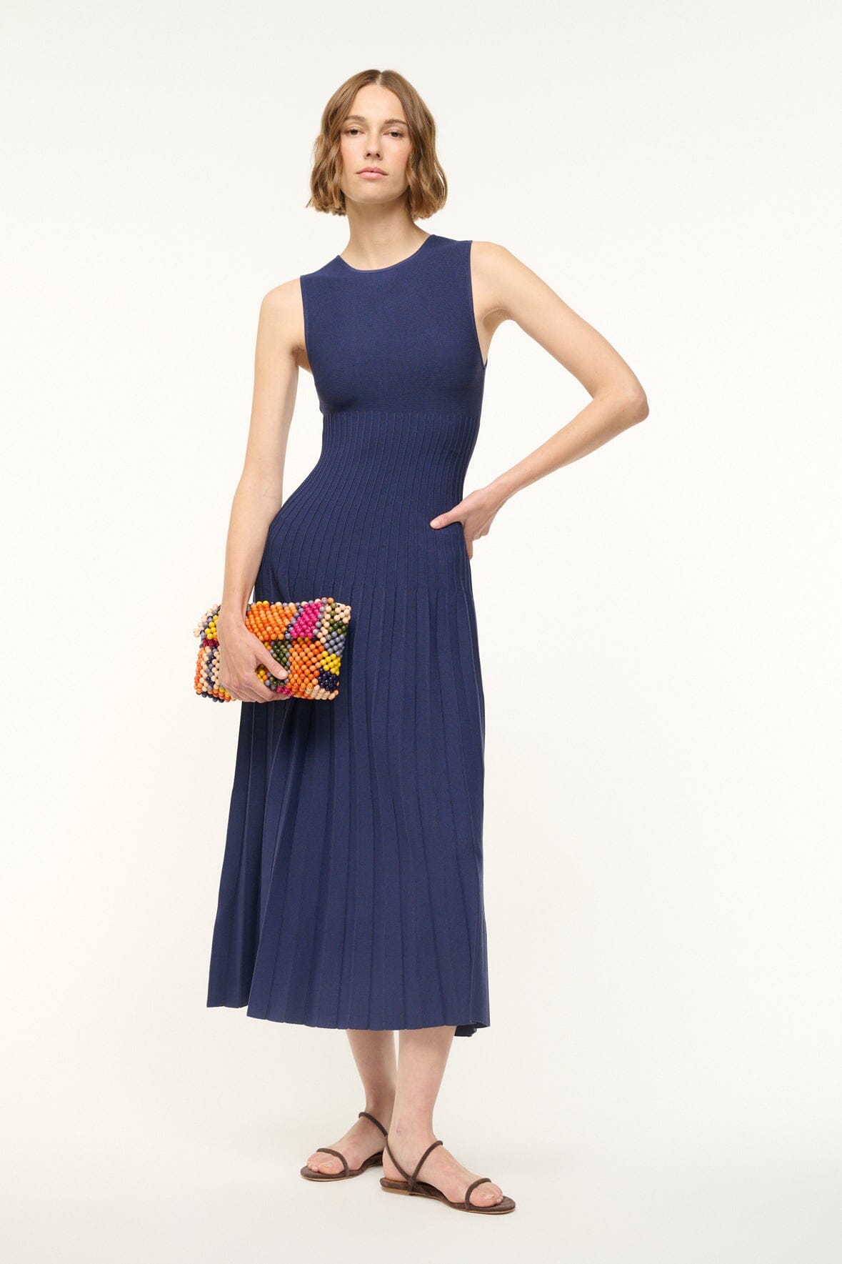 Elyse Dress | Navy — 3