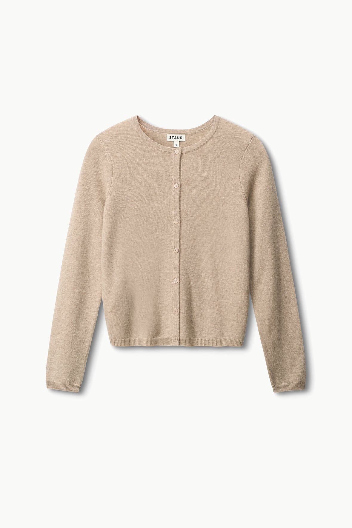 Midnight Cashmere Cardigan | Stone — 5