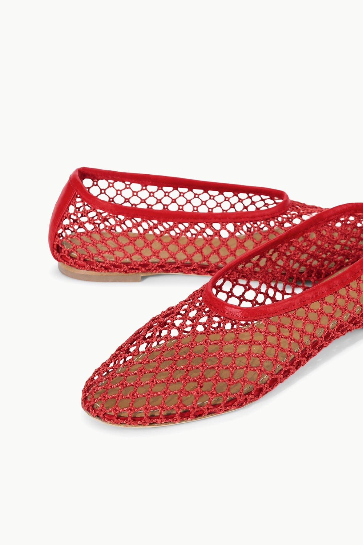Alba Ballet Flat | Red Netting — 4