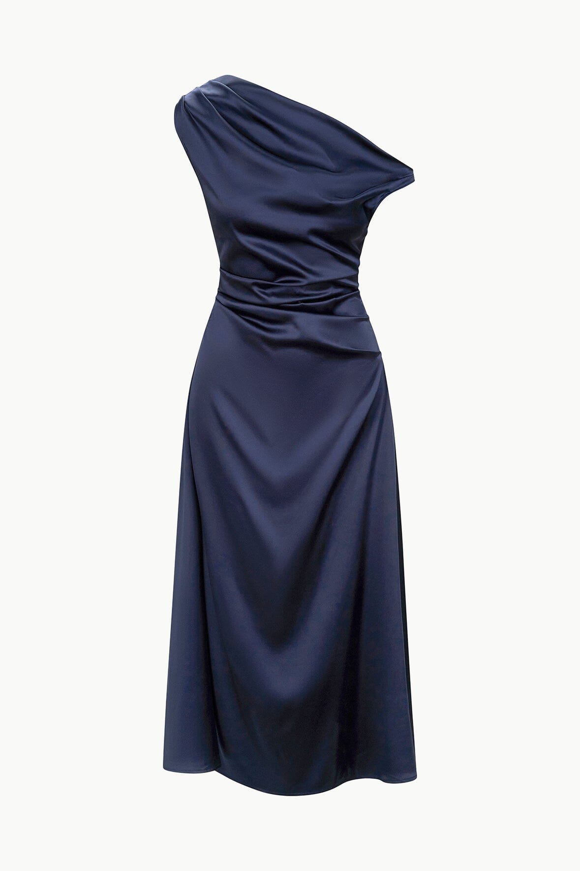 Phare Silk Dress | Navy — 5
