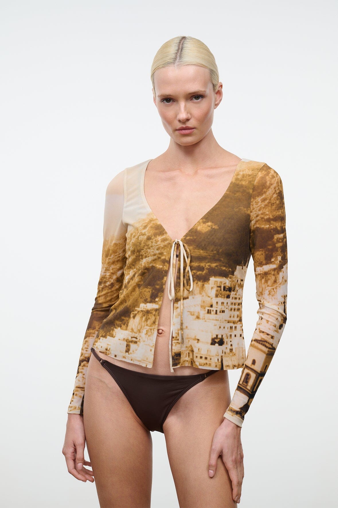 Sisley String Bikini Bottom | Dark Chocolate — 4