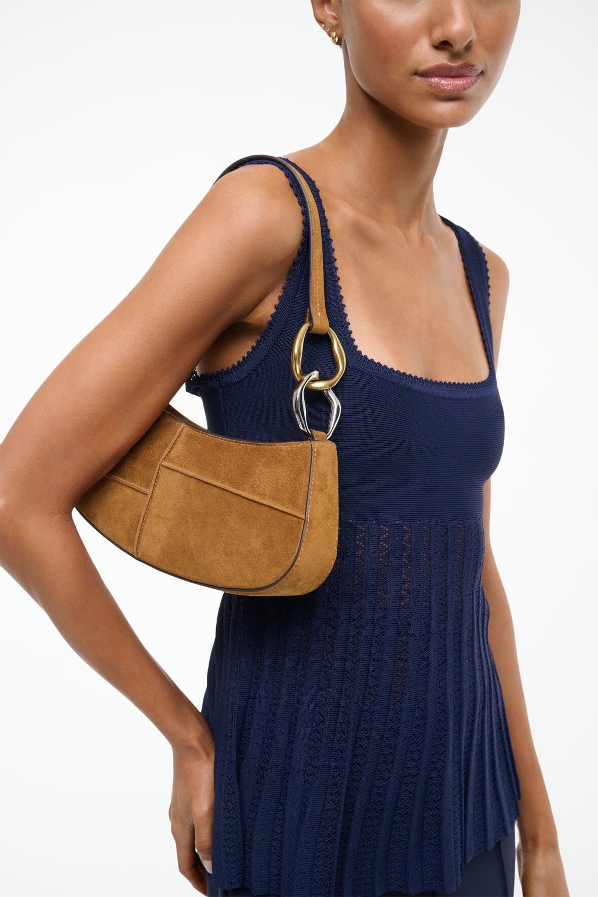 Ollie Bag | Tan Suede — 4