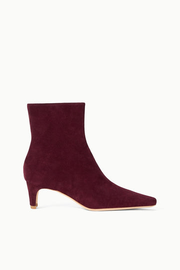 Wally Ankle Boot | Syrah Suede — 1