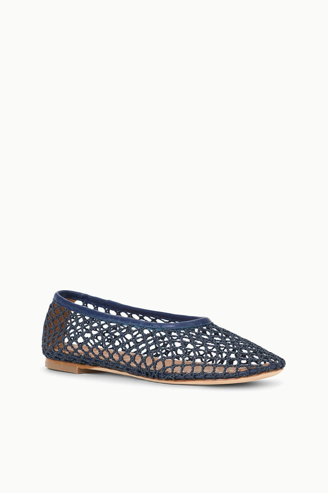 Alba Ballet Flat | Navy Netting — 1