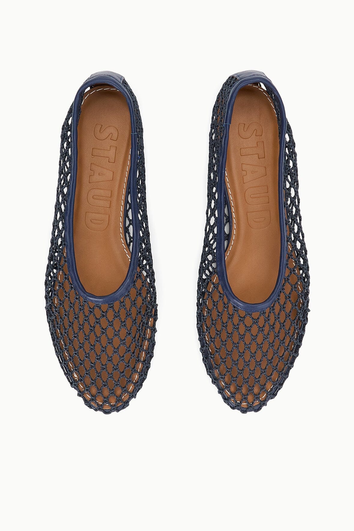 Alba Ballet Flat | Navy Netting — 6