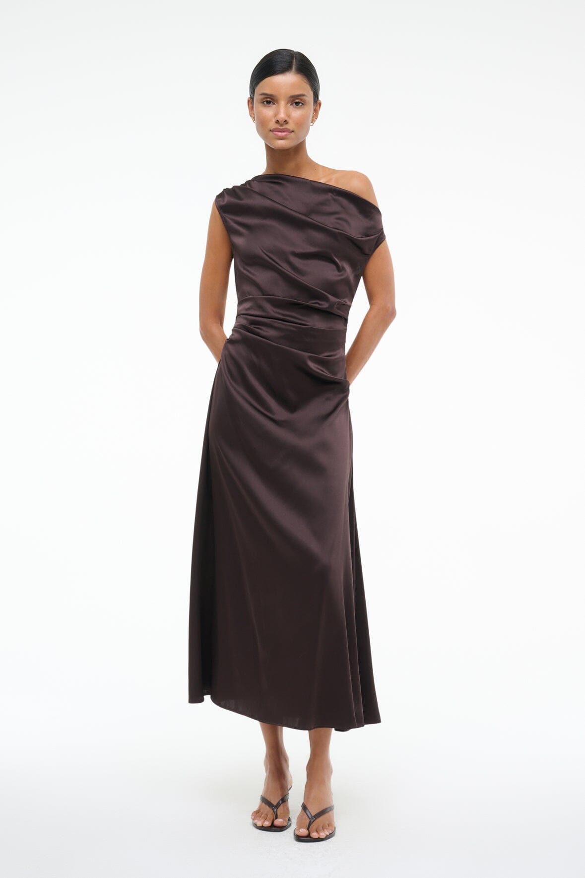 Phare Silk Dress | Earth — 3