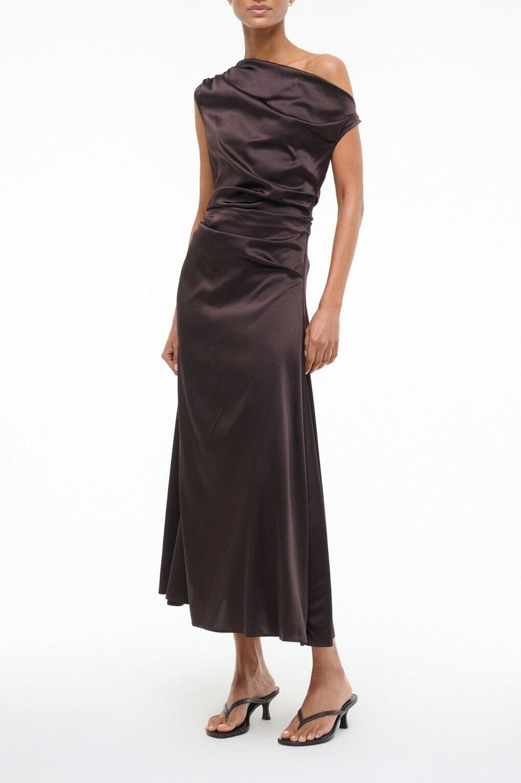 Phare Silk Dress | Earth — 1
