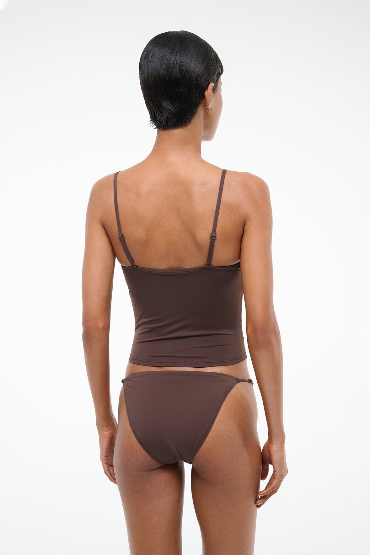Cleo Tankini Top | Dark Chocolate — 3